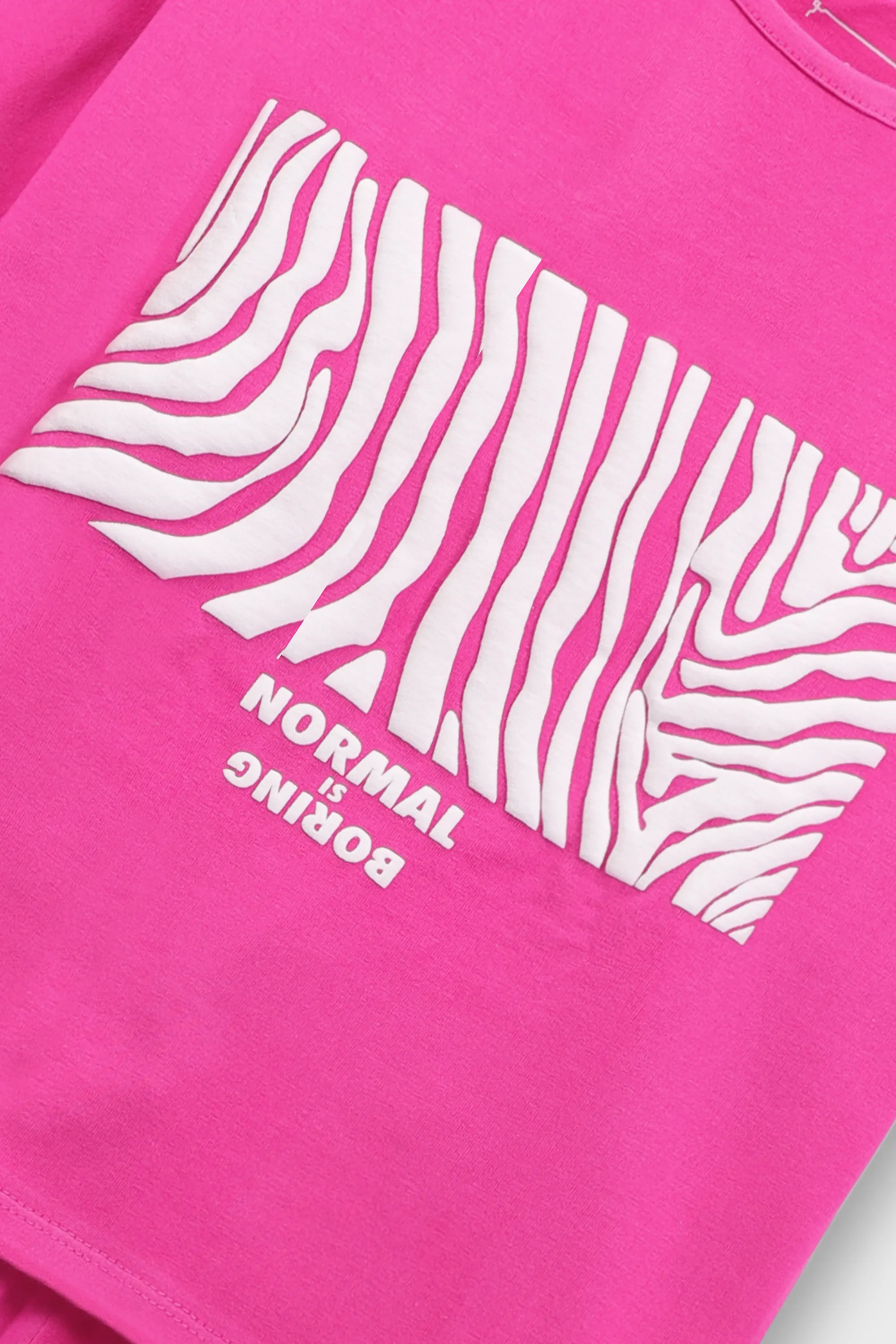 Hot Pink Motion Relaxed Co-ord Set - Image 2