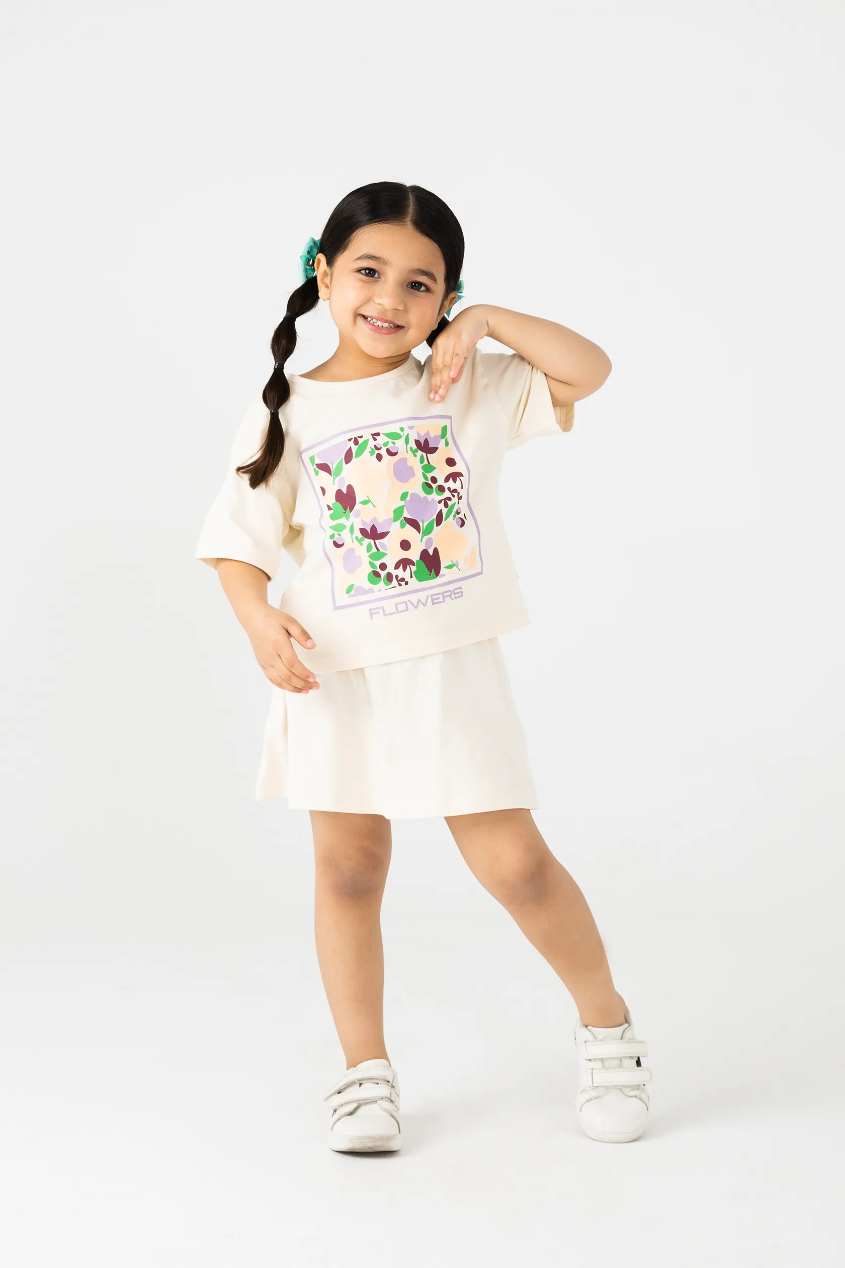 Girls Gentle Petal Jersey Co-ord Set - Image 2