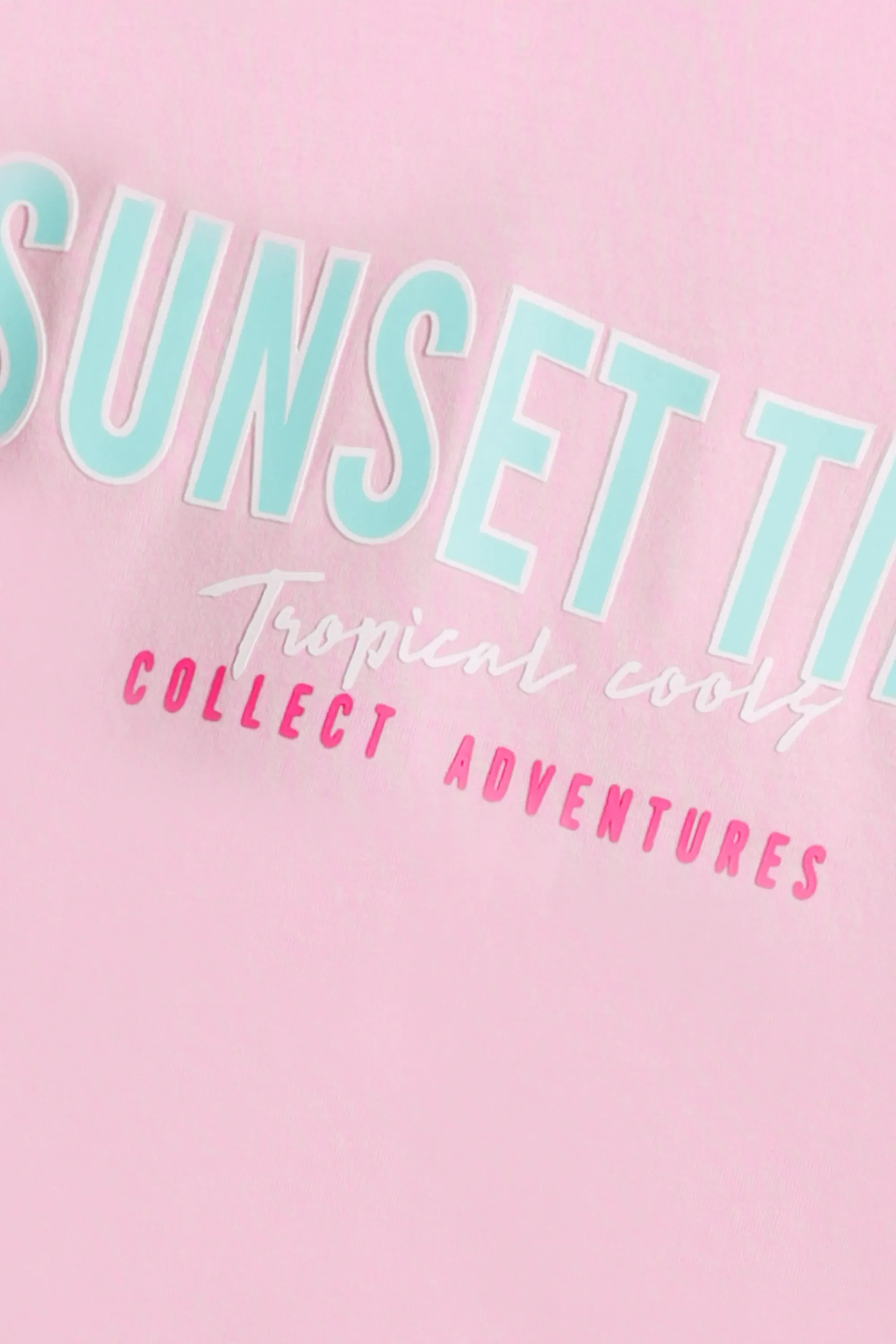 Pink Sunset Time Jersey Co-Ord Set - Image 2