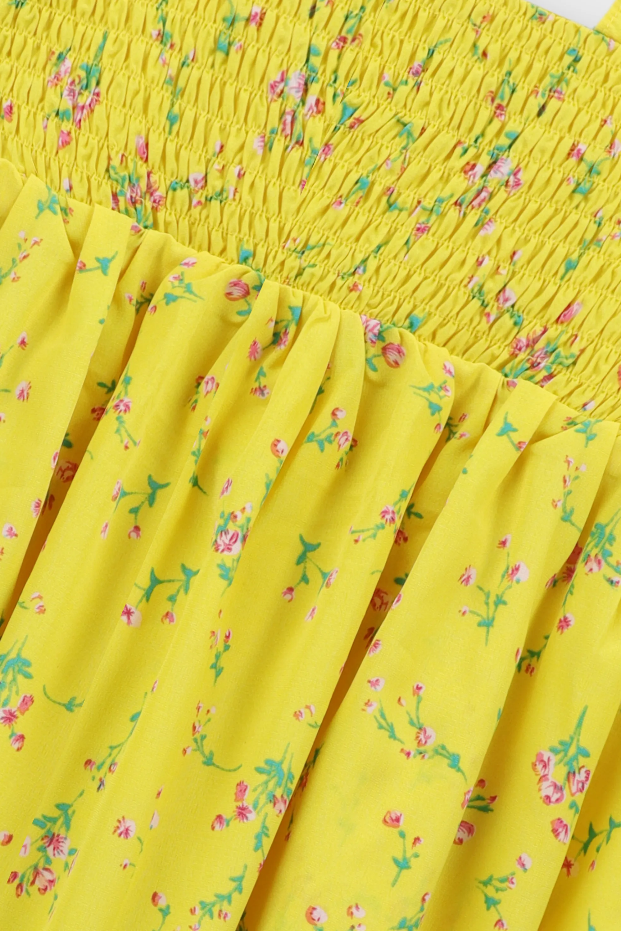Mustard Bloom Viscose Top - Image 2