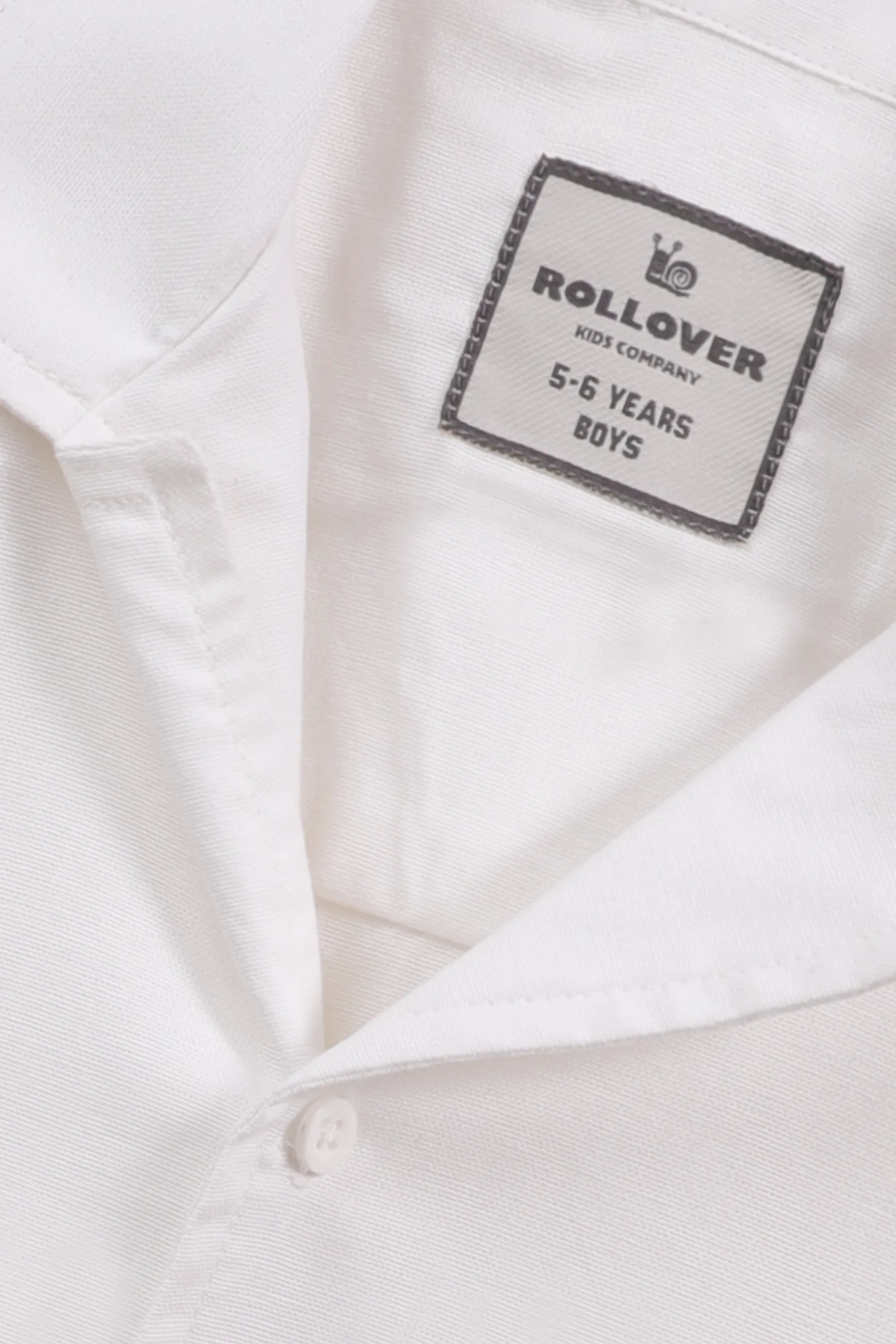 White Breeze Chambray Casual Shirt - Image 2