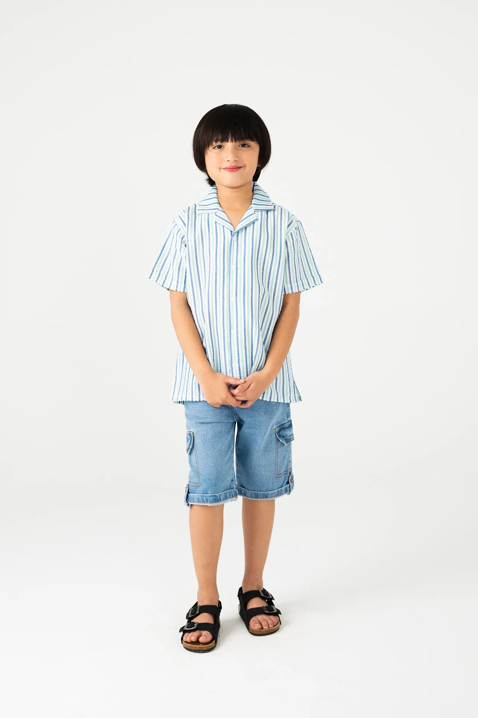 Coastal Stripe Comfort Cotton Shirt - Image 2