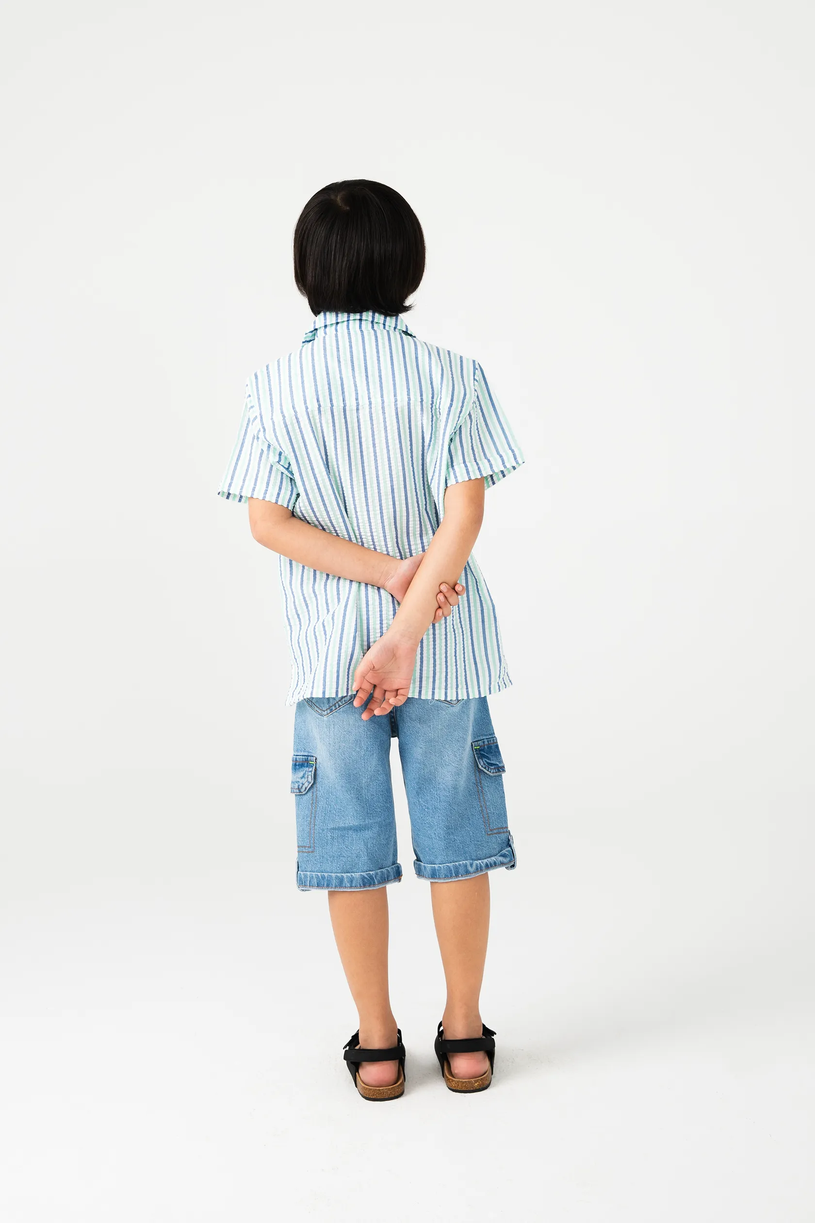 Coastal Stripe Comfort Cotton Shirt - Image 3