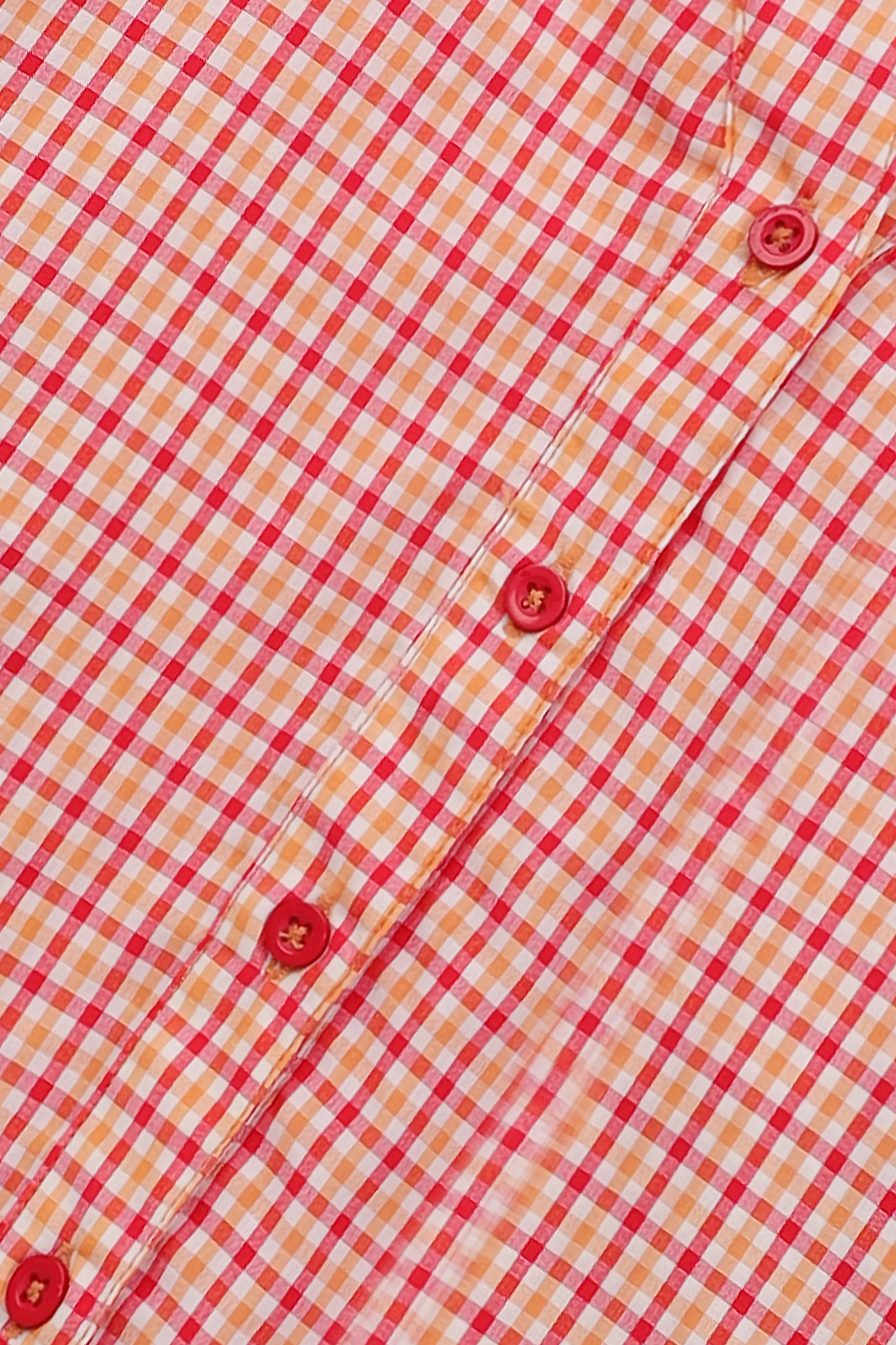 Red Checkered Puffy Top - Image 2