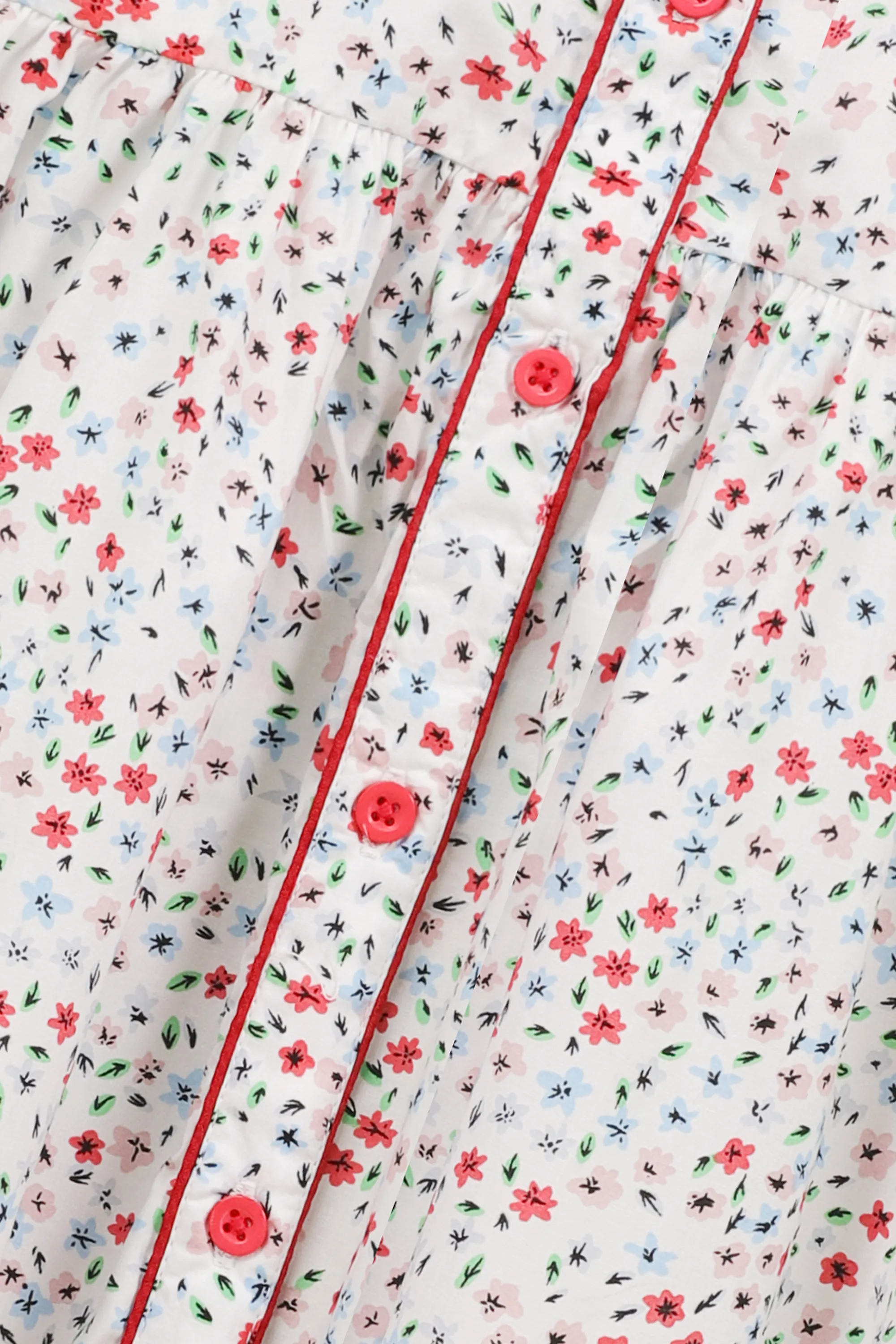 Floral Charm Cotton Dress - Image 2