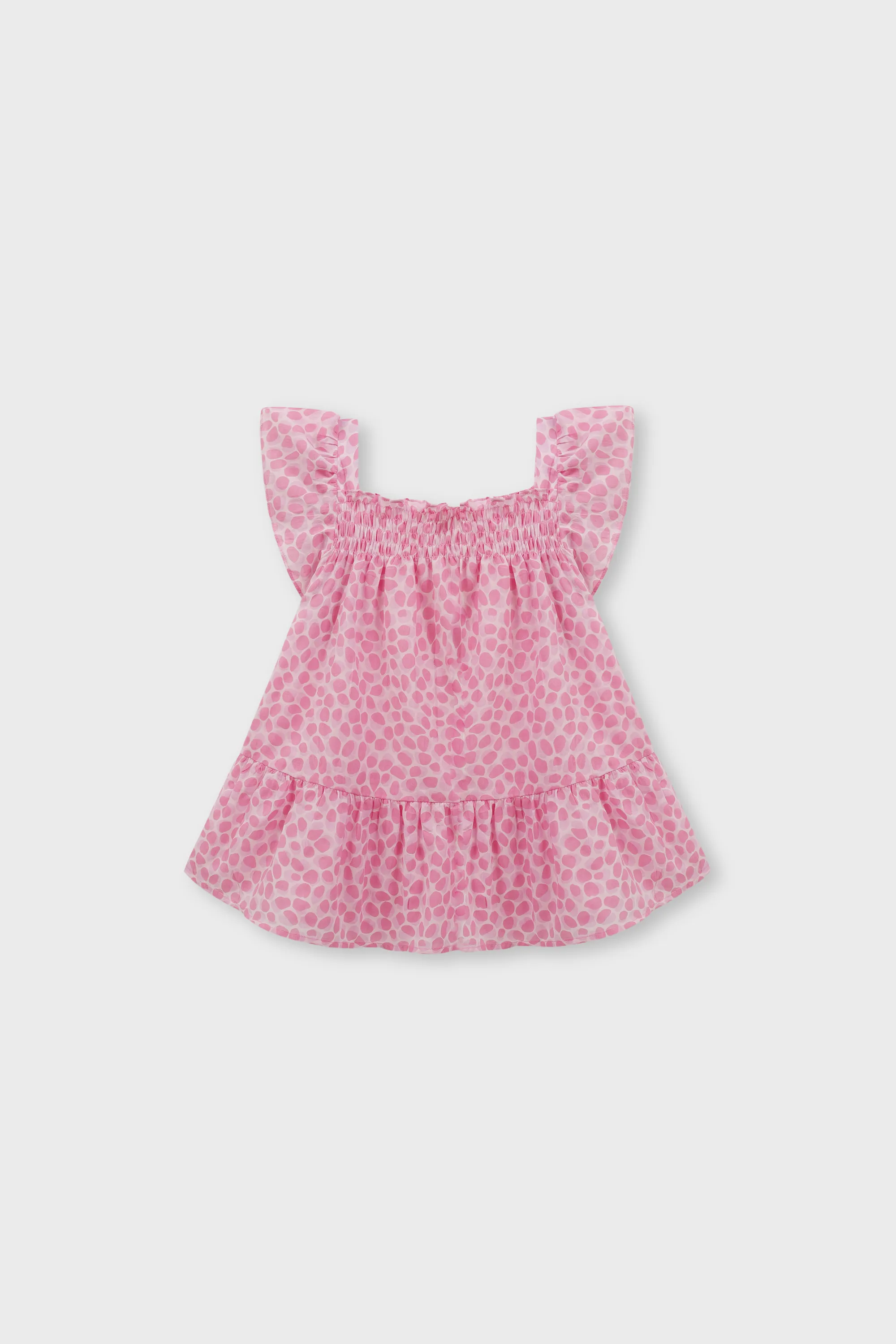 Cotton Candy Smocked Cotton Top