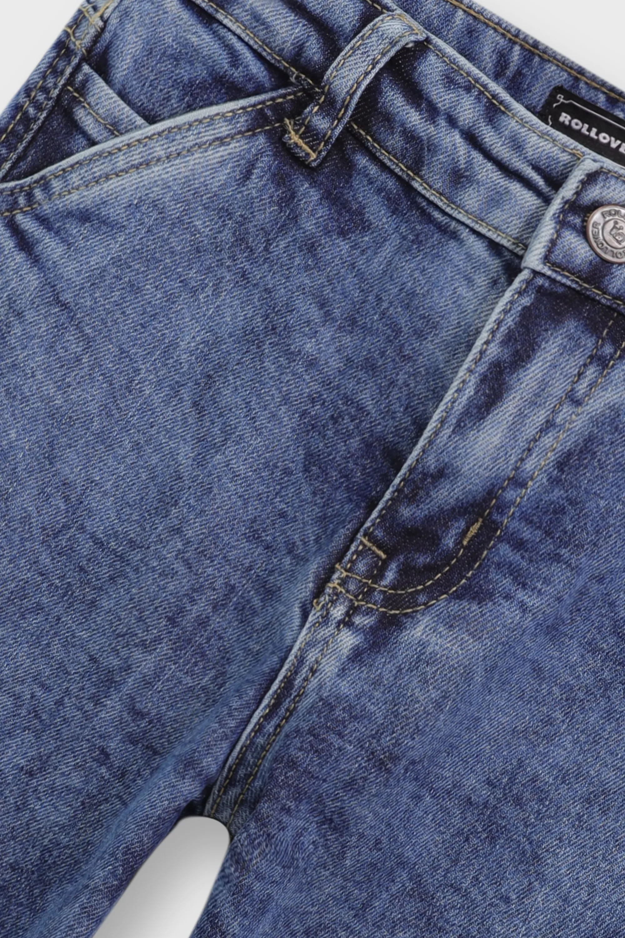 Boys Cargo-Style Denim Jeans - Image 2