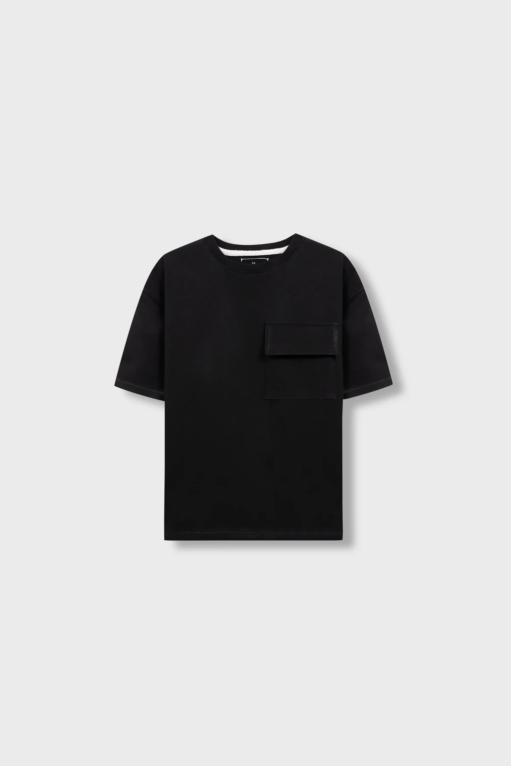 Boys Core Black Relaxed Tee - Image 4