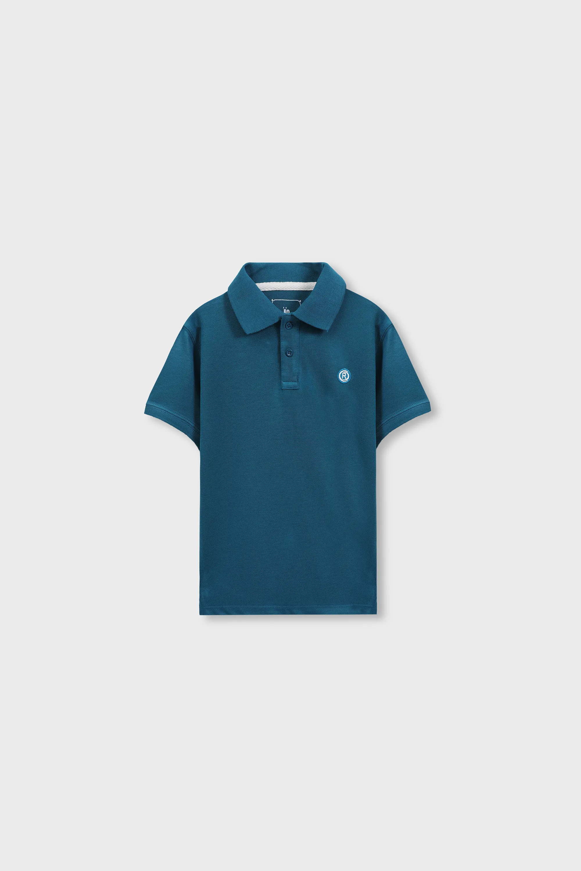 Boys Teal Signature Polo Shirt