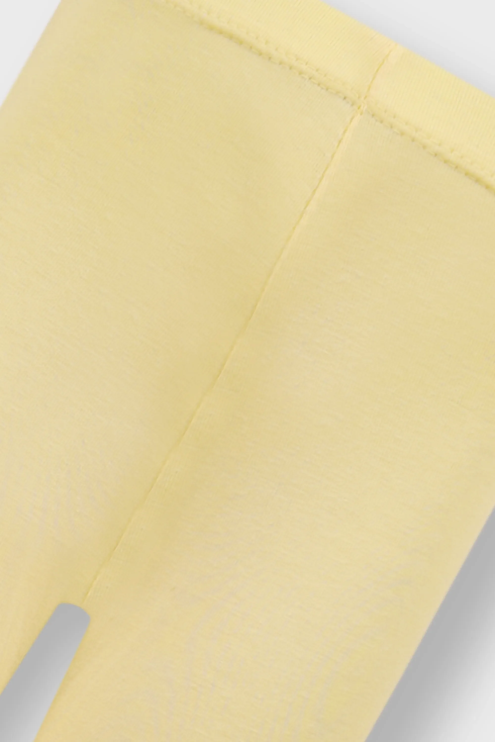 Butter Yellow Lycra Comfy Tights - Image 2