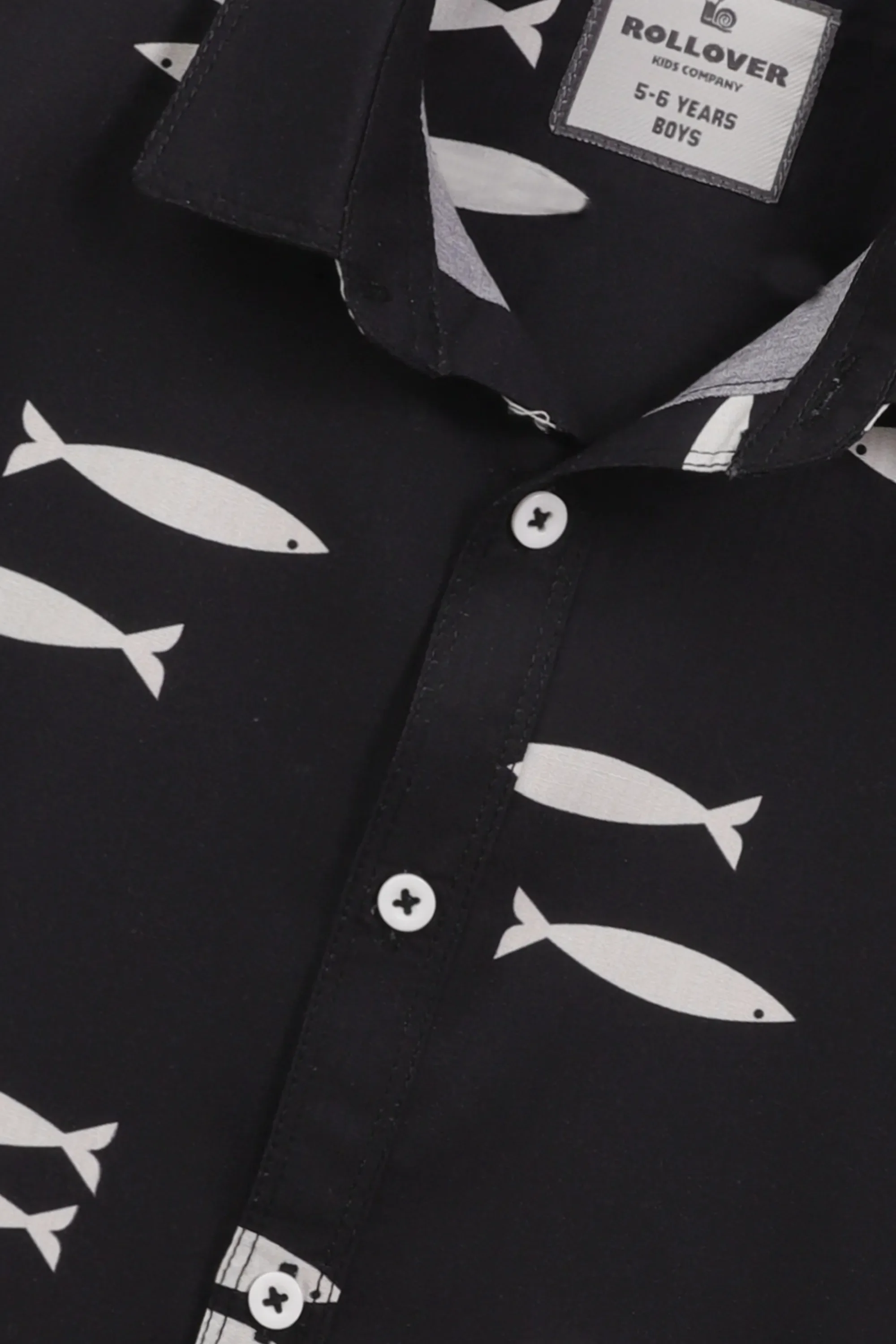 Boys Ocean Adventure Cotton Shirt - Image 2